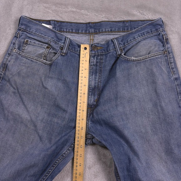 Mens 2014 Levi‎ 559 Relaxed Straight Jeans 36x29 Blue Denim R Tab (Tag 38x32) - Picture 10 of 16